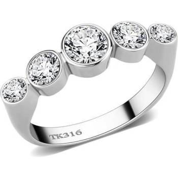 Šperky4U ocelový prsten se zirkony AL 0050