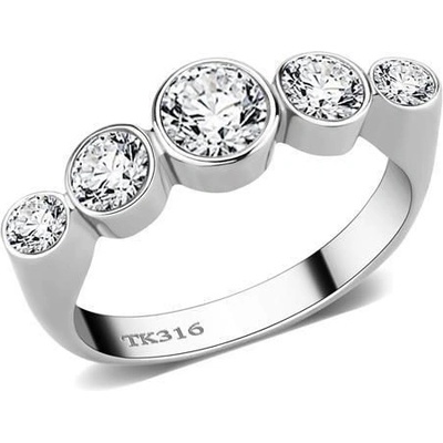 Šperky4U ocelový prsten se zirkony AL 0050