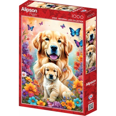 Alipson Mateřské lásky Psi 1000 dílků