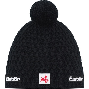Eisbär Зимна шапка (beanie) Eisbär Trail Pompon Mütze Ski Austria Beanie - Black - размер One Size (904-5504-0111)