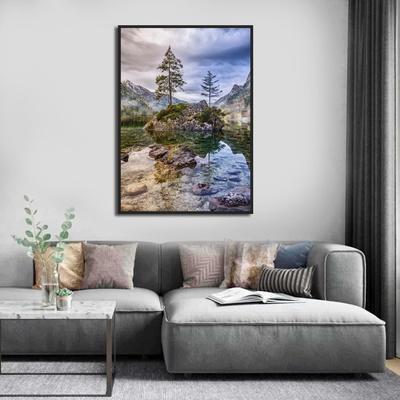 Decono Картина Планинско Езеро