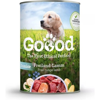 Goood Junior консерва за кучета - агнешко и пъстърва 800 г