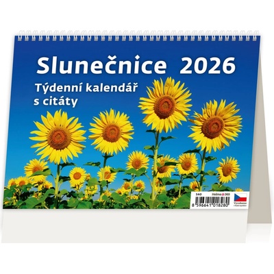 Stolní Helma Plánovací Slunečnice 2026 – Sleviste.cz