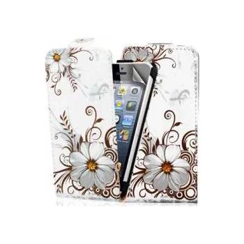 Image 1 of Apple iPhone 5 Vanilla Dew Flip Калъф + Протектор