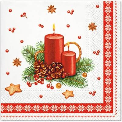 TaT servítky Candle with Frame 33x33cm