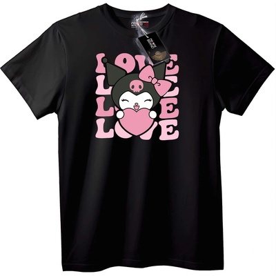 NOONEBRAND Тениска Love Kawaii - 7XL, White