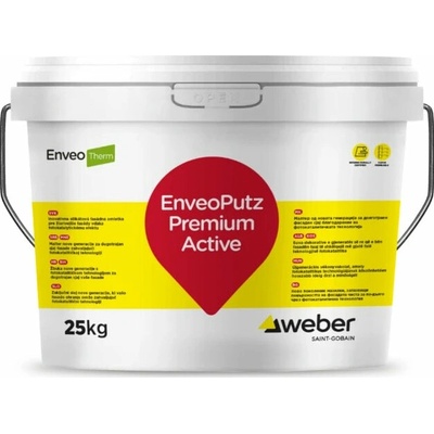 Weber EnveoPutz Premium Active fasádna omietka roztieraná 3 mm 25 kg