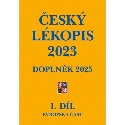 Český lékopis 2023 - Doplněk 2025 zdravotnictví Ministerstvo ČR 2025