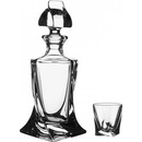 Crystalite Bohemia Quadro likér set 6 1 likérky 55 ml