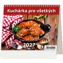 Stolový riadkový 17,1x13,9 cm MiniMax Kuchárka pre všetkých 2027