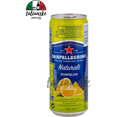 San Pellegrino Pompelmo plech 330 ml