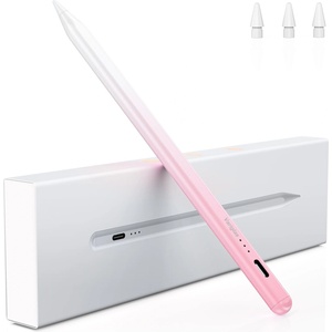 Variglas Pen for iPad 2018-2026, 2X Fast Charge Palm Rejection-Gradient Purple - V