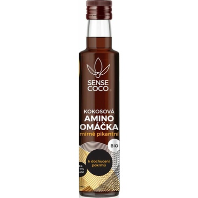 Sense Coco Bio kokosová amino omáčka – mierne pikantná, 330 ml