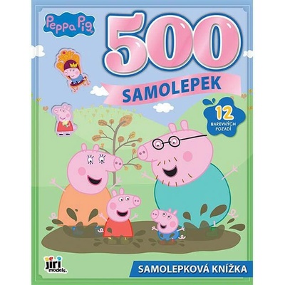 Jiri Models 500 samolepiek prasiatko Peppa