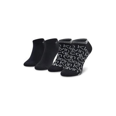 Calvin Klein Комплект 2 чифта къси чорапи унисекс 701218714 Черен (701218714)