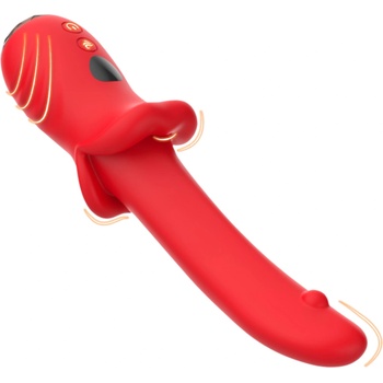 Bestoy - водоустойчив G-точков вибратор (червен)