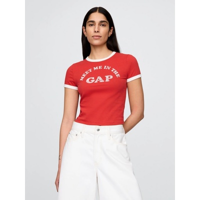 GAP Dámske Crop tričko s logom 749366 01