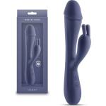  Вибратор с клитор стимулатор, затоплящ се, 20см. - Obsessions Scarlett Dark (NSTOYS1115)