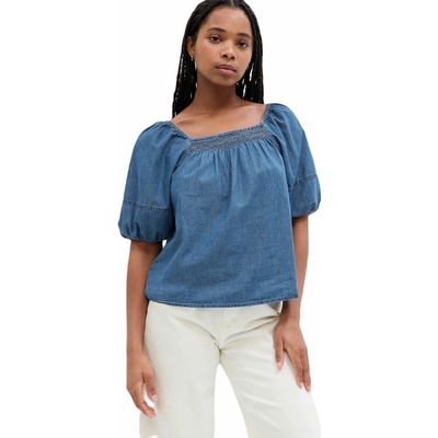 GAP V-SS DENIM Modrá