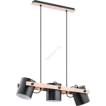 Alfa Пендел ARI 3xE27/15W/230V черен/бежов (ALF62093)