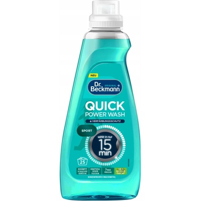 Dr. Beckmann Quick Power Wash prací gel Sport 800 ml 25 PD