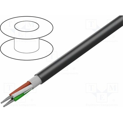 Alpha Wire 25003 BK005 Vodič Xtra Guard® 2 3x22AWG nestíněný 300V 30,5m
