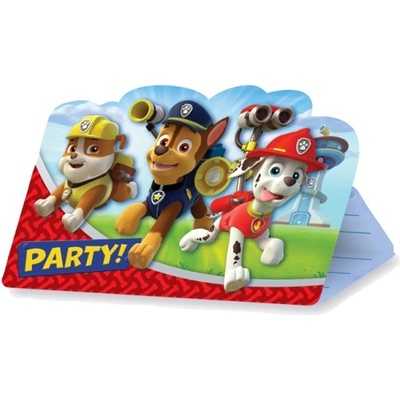 Párty pozvánky Tlapkova Patrola Paw Patrol