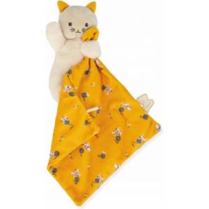 Kaloo Мека играчка за гушкане Kaloo - Коте, 18 cm, жълта (K226003) - baby