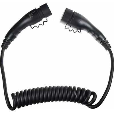 Sectron Nabíjecí kabel spirálový Type 2 Type 2 11 kW 3 × 16 A 400 V 2,5 m | Zboží Auto