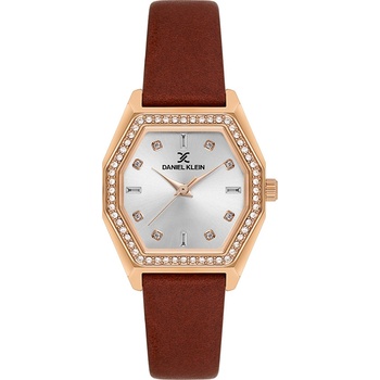 Daniel Klein DK. 1.14114-6 - Дамски часовник, Premium, Кварцов, 28x34.5mm, 3 ATM, Червен