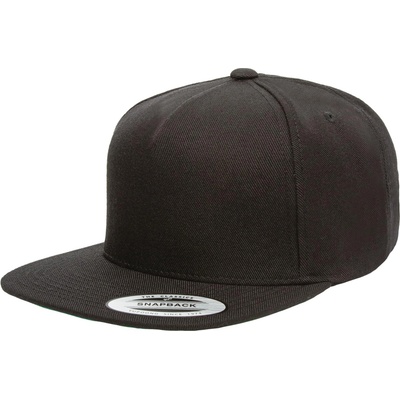 Urban Classics Шапка с козирка Premium 5-Panel Snapback Cap black/black one sizeUB-5089M-00825 - Черен, размер one size