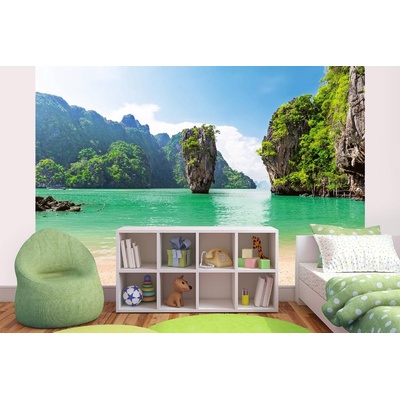 DIMEX ART Самозалепваща се флизелинова фототапета остров в тайланд 375 x 250 см
