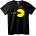 NOONEBRAND Тениска Ретро Pac-Man Пиксел - L, Black