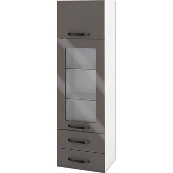 ИРИМ Горен кухненски шкаф Сити БФ-Антрацит гланц-05-201 40 см