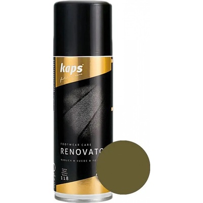 Kaps sprej na semišové topánky Renovator 200 ml olivový