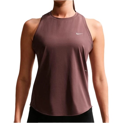 Nike Дамски потник с широка презрамка Nike Women's Swift Dri-Fit Running Tank Top - Tattoo / Reflective Silver - размер XL (916-4764-0415)