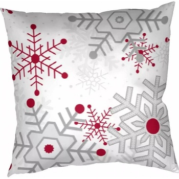 Dadka flanel Vločky šedé 40 x 50 cm