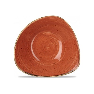 Churchill 1795 Stonecast Spiced Orange 23,5 cm miska ve tvaru trojúhelníku