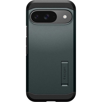Spigen Калъф с Поставка за Google Pixel 9 Pro/ 9, Spigen Tough Armor Case, Зелен (ACS07694)