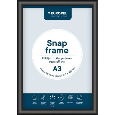Gastrofans Europel klaprám A3 (25 mm) - černý