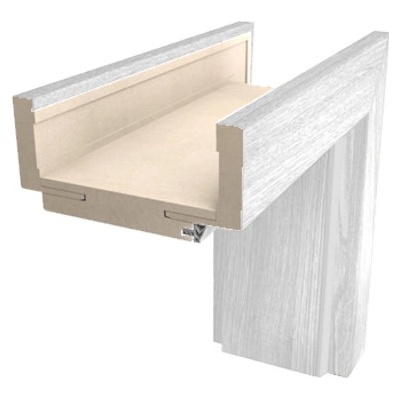 Naturel obložková zárubňa 70 cm pre hrúbku steny 14 - 16 cm borovice biela pravá O4BB70P