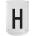 Design Letters Чаша без столче aj буква h (10205000h)