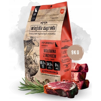 Wiejska Zagroda Hovädzie mäso s morčacím 9 kg