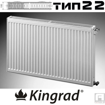KORADO Панелен Радиатор КИНГРАД тип 22, 400x800 - 1114W ΔT60 (KK22400800)