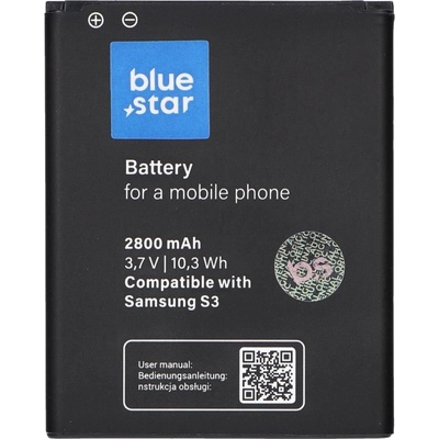 BlueStar PREMIUM Samsung Galaxy S3 i9300 BSP-EB-L1G6LLU náhrada 2800mAh