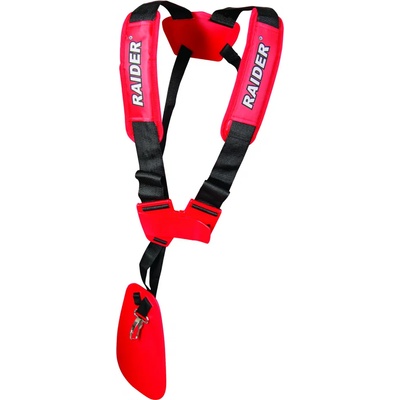 Raider Самар за моторна коса с широки и меки колани универсален червен (110284)