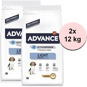 ADVANCE Dog Medium Light 2 x 12 кг