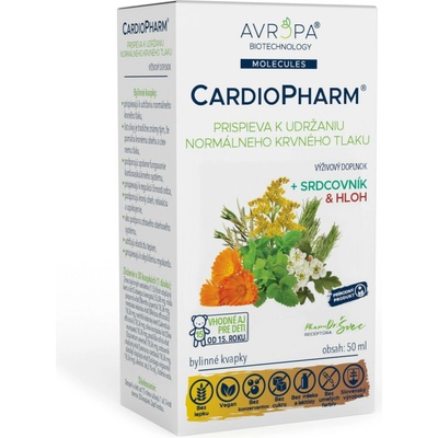 Avropa CardioPharm bylinné kapky 50 ml
