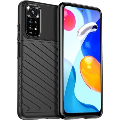 Gigapack Redmi Note 11 4G GIGAPACK Силиконов протектор за телефон, удароустойчив, изпъкнал модел, ЧЕРЕН GP-121146 (GP-121146)