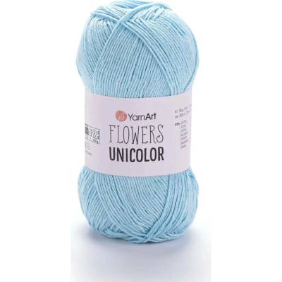 Yarn Art Flowers Unicolor 755 světle modrá